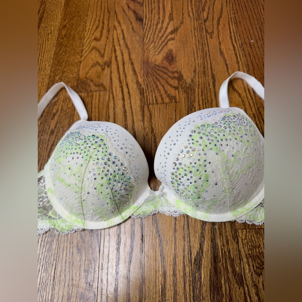 Victorias Secret push-up bedazzled bra